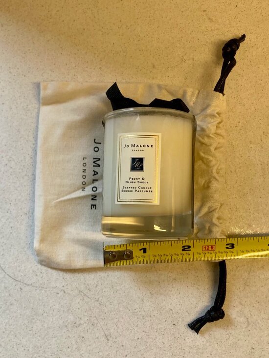 Jo Malone Peony & Blush Suede Scented Candle 65g/Height 1.88 NWT - Picture 9 of 12